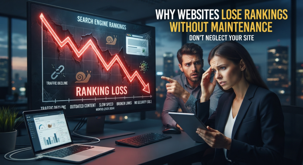 why websites not ranking